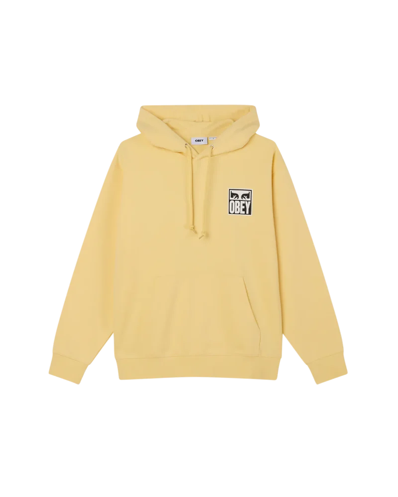 φούτερ σε μπανανί χρώμα από την obey, eyes icon II hoodie