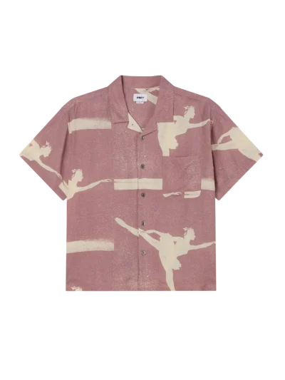 ανδρικό κοντομάνικο πουκάμισο από την obey, jacques shirt