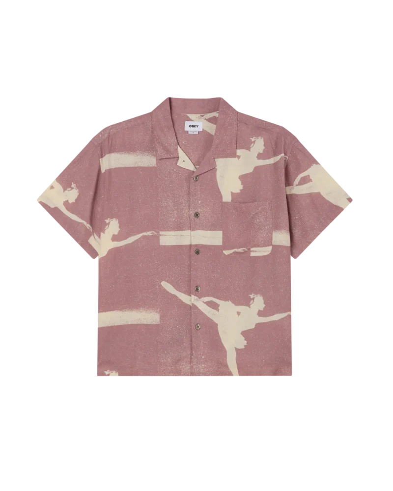 ανδρικό κοντομάνικο πουκάμισο από την obey, jacques shirt