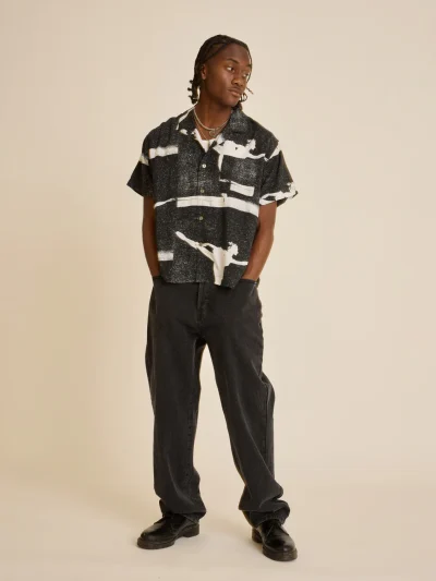 Obey Jacques Shirt Black Ανδρικό Πουκάμισο - Image 4