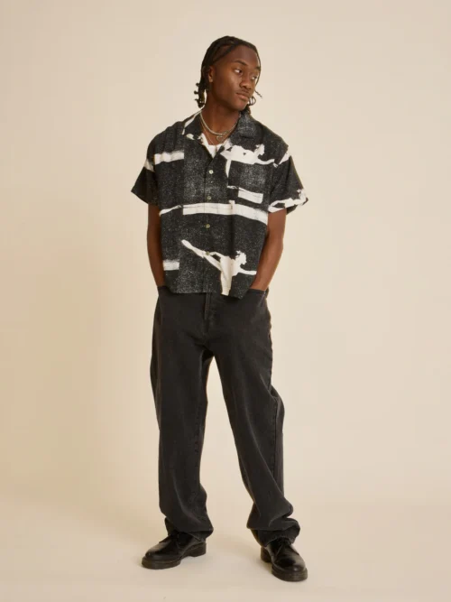 Obey Jacques Shirt Black Ανδρικό Πουκάμισο - Image 4