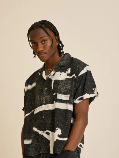 Obey Jacques Shirt Black Ανδρικό Πουκάμισο - Image 5