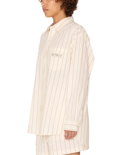 γυναικείο πουκάμισο από την Obey με ρίγες, primavera stripe shirt