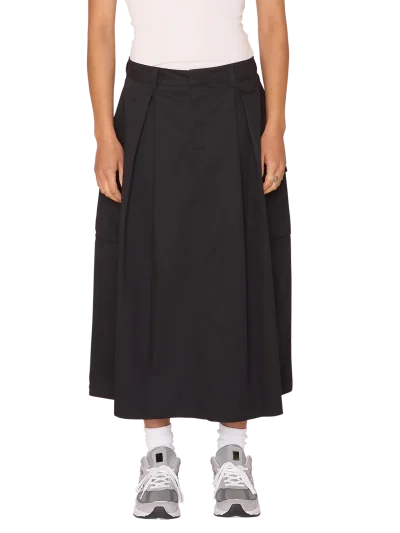 γυναικεία cargo φούστα σε μαύρο χρώμα από την obey, surface cargo skirt