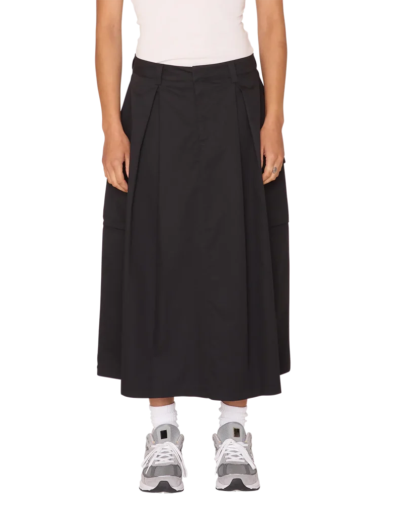 γυναικεία cargo φούστα σε μαύρο χρώμα από την obey, surface cargo skirt