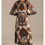 γυναικείο φόρεμα σε σχέδια από την peace and chaos, ornamental long dress