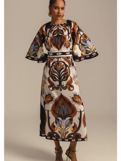 γυναικείο φόρεμα σε σχέδια από την peace and chaos, ornamental long dress