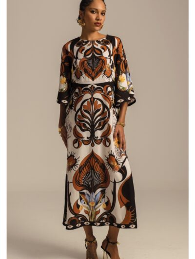 Peace & Chaos Ornamental Long Dress - Image 5