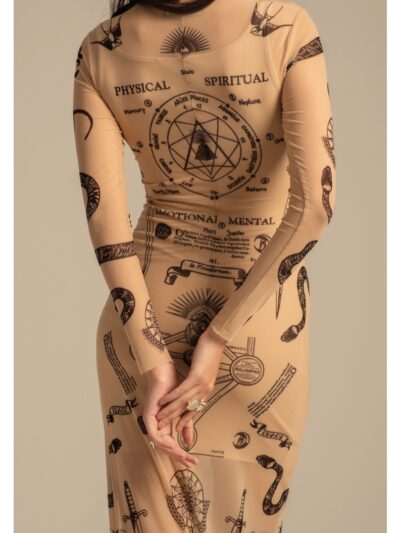 Peace & Chaos Psyche Long Dress - Image 4