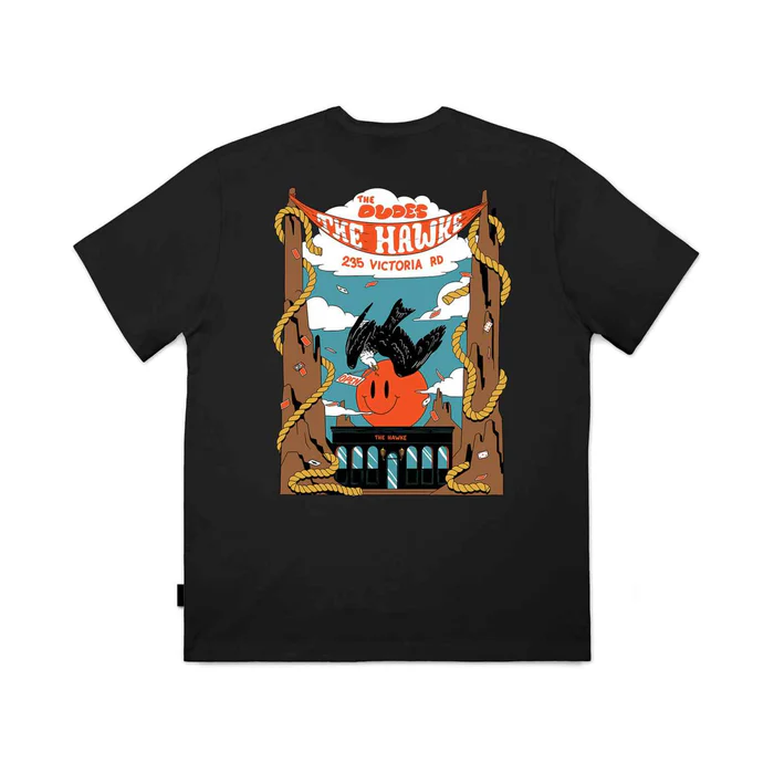 η the dudes hawke t-shirt ανδρική κοντομάνικη μπλούζα