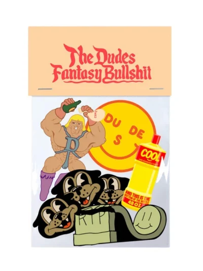 σετ με αυτοκόλλητα από την the dudes
