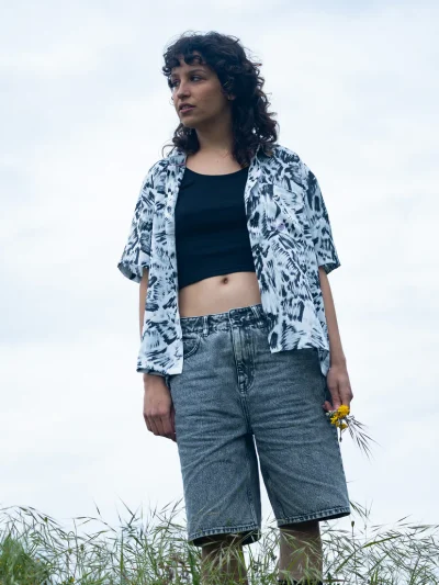 Volcom Beeggy Denim Short Γυναικεία Βερμούδα - Image 5