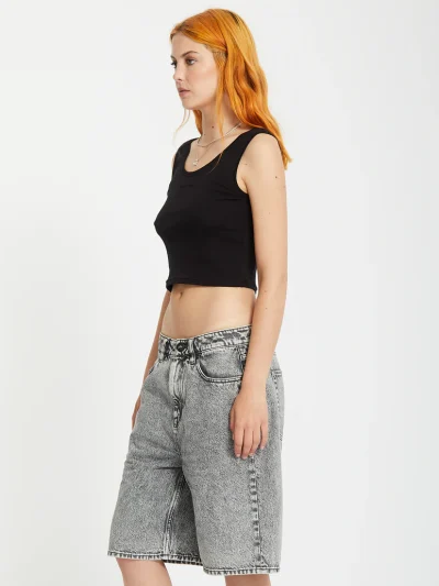 γυναικεία φαρδιά τζιν βερμούδα από την volcom, beeggy denim short