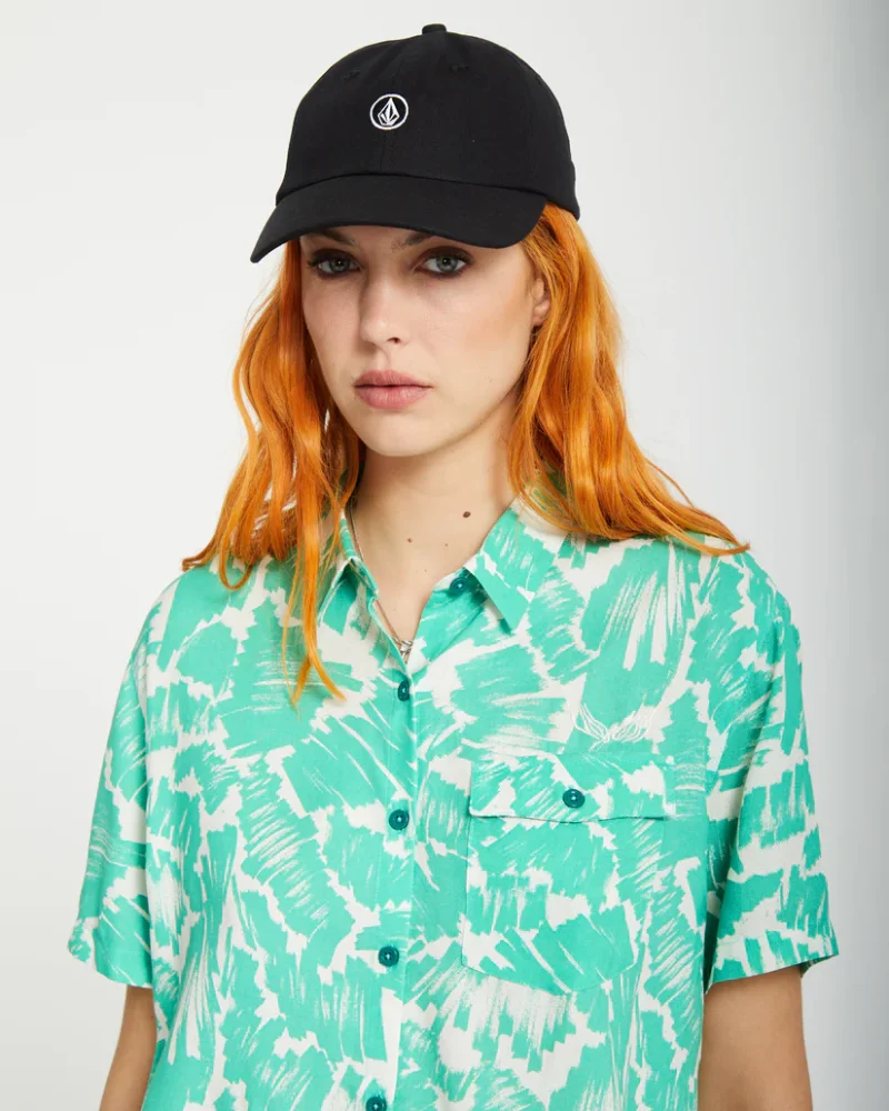μαύρο καπέλο από την volcom, circle stone dad cap