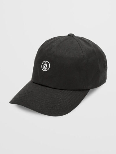 μαύρο καπέλο από την volcom, circle stone dad cap