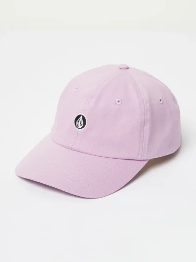 καπέλο από την volcom σε λιλά χρώμα, circle stone dad cap