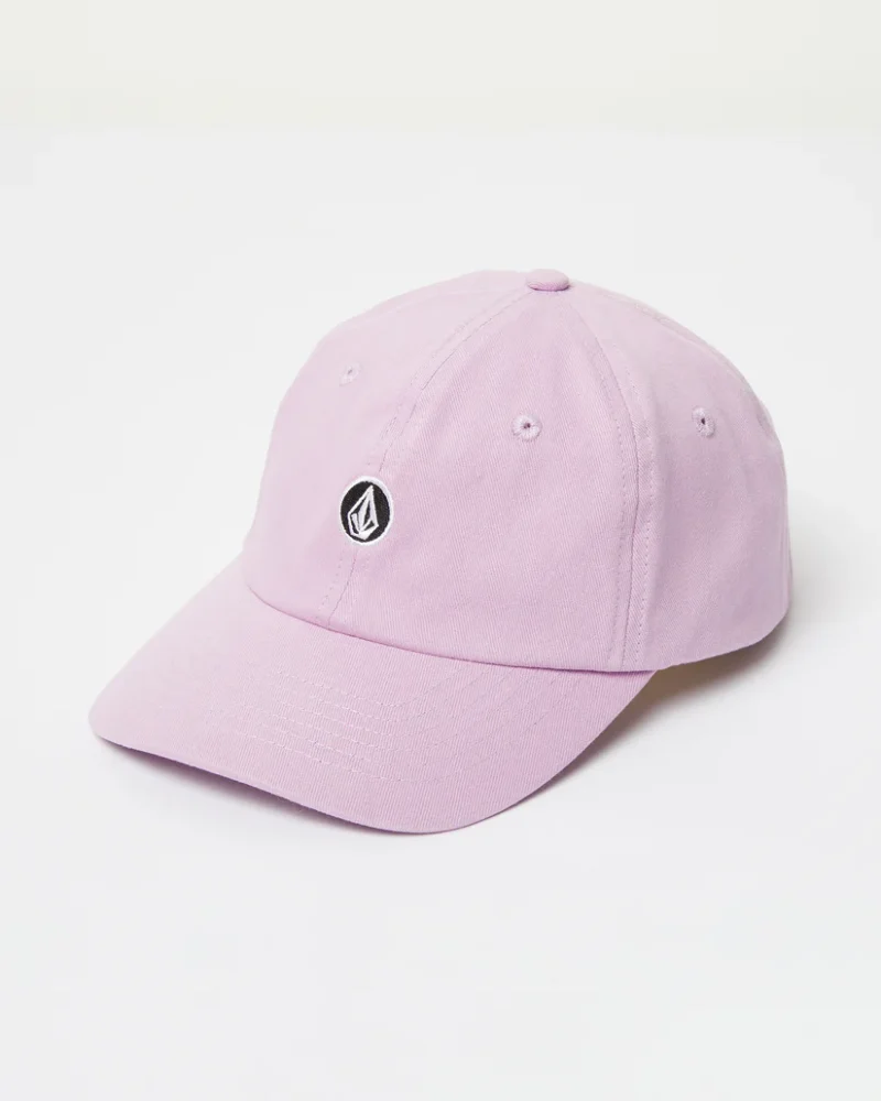 καπέλο από την volcom σε λιλά χρώμα, circle stone dad cap