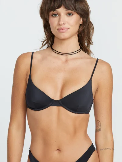 Volcom Simply Seamless Bikini Black Μαγιό - Image 5