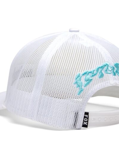 γυναικείο καπέλο hello fox trucker hat σε λευκό χρώμα