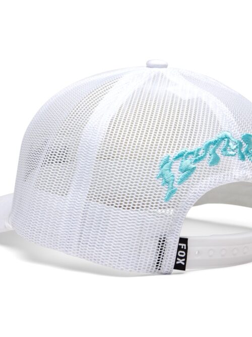 γυναικείο καπέλο hello fox trucker hat σε λευκό χρώμα
