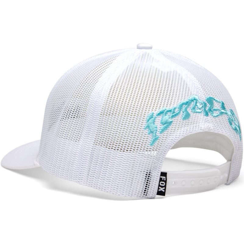 γυναικείο καπέλο hello fox trucker hat σε λευκό χρώμα