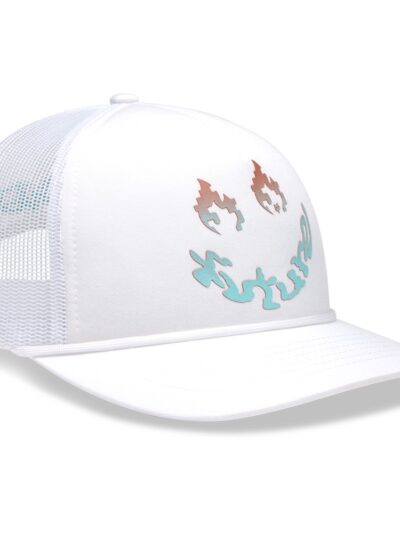 γυναικείο καπέλο hello fox trucker hat σε λευκό χρώμα