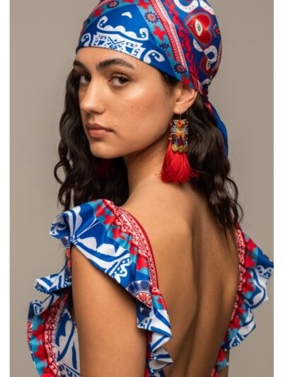 γυναικείο μαντήλι από την Peace and chaos, milagros scarf