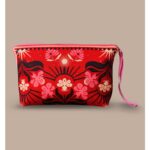 γυναικείο τσαντάκι χειρός από την Peace and Chaos, passionflower pouch