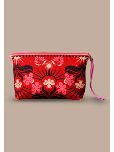 γυναικείο τσαντάκι χειρός από την Peace and Chaos, passionflower pouch