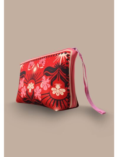 γυναικείο τσαντάκι χειρός από την Peace and Chaos, passionflower pouch