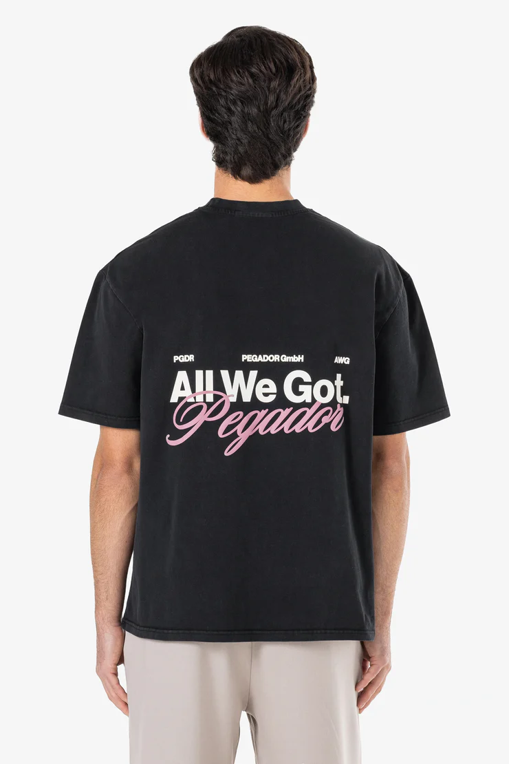 ανδρική κοντομάνικη μπλούζα pegador colfa oversized t-shirt
