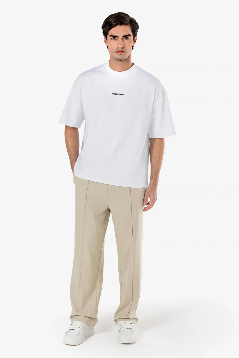 ίσιο υφασμάτινο παντελόνι από την pegador, mador wide suit pants