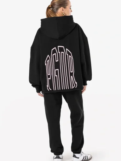 γυναικείο μαύρο φούτερ από την pegador, super oversized hoodie