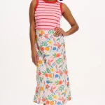 γυναικεία φούστα με λουλούδια από την sugarhill, rosalind skirt