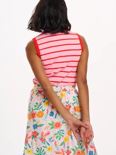 γυναικεία φούστα με λουλούδια από την sugarhill, rosalind skirt