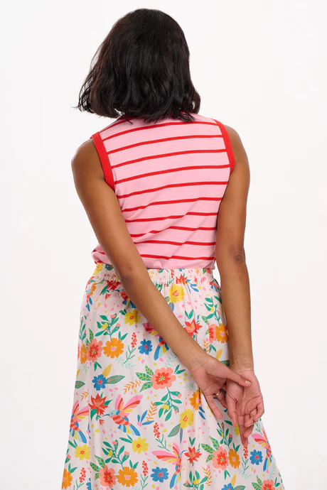 γυναικεία φούστα με λουλούδια από την sugarhill, rosalind skirt