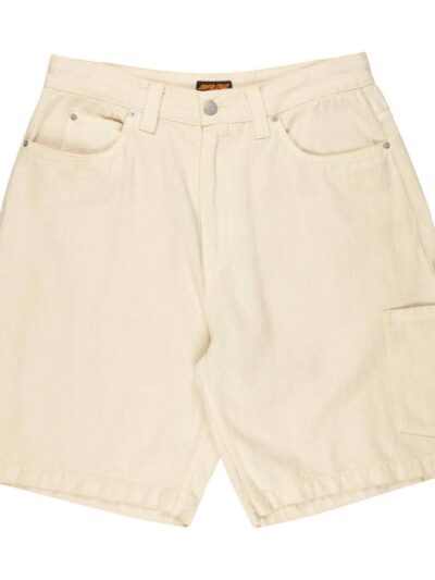 βερμούδα μπεζ με τσέπες στο πλάι από την santa cruz, carpenter big shorts