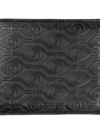 μαύρο πορτοφόλι από δερματίνη της santa cruz , salba eyes wallet
