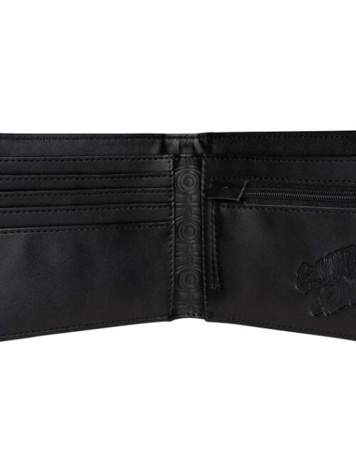 μαύρο πορτοφόλι από δερματίνη της santa cruz , salba eyes wallet