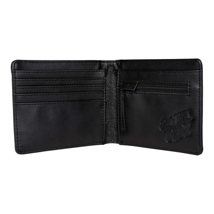 μαύρο πορτοφόλι από δερματίνη της santa cruz , salba eyes wallet
