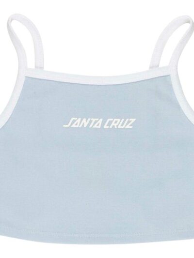 γυναικείο αμάνικο τοπ από την santa cruz, strip contrast vest