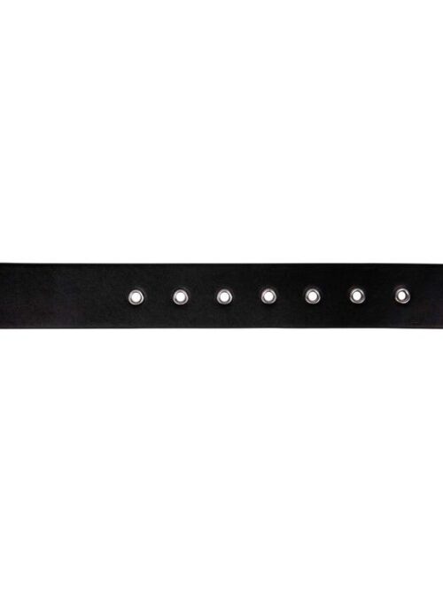 μαύρη ζώνη δερμάτινη με καρφιά από την santa cruz, triple set belt