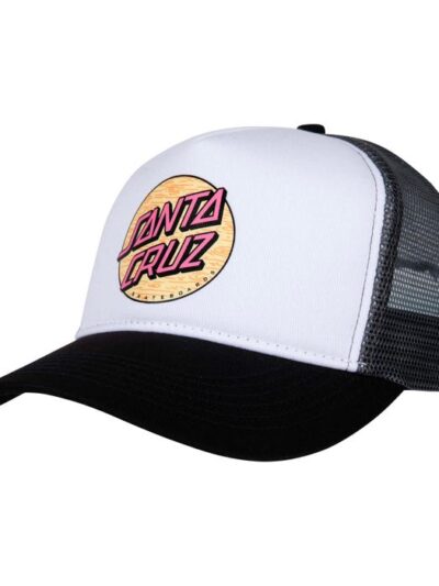 καπέλο, santa cruz wagon dot meshback cap