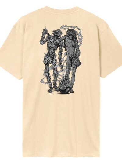 ανδρική κοντομάνικη μπλούζα από την santa cruz, wooten duo t-shirt beige