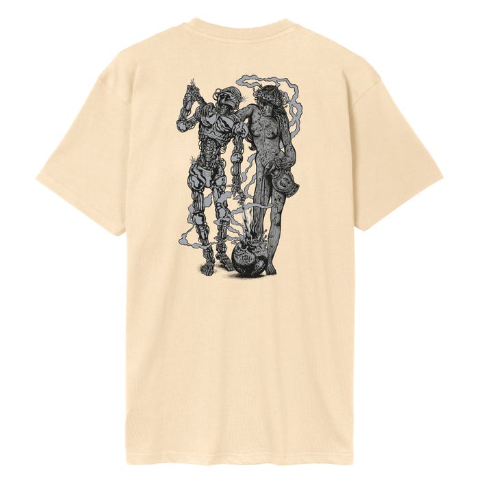 ανδρική κοντομάνικη μπλούζα από την santa cruz, wooten duo t-shirt beige