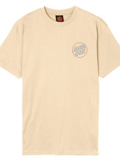 ανδρική κοντομάνικη μπλούζα από την santa cruz, wooten duo t-shirt beige