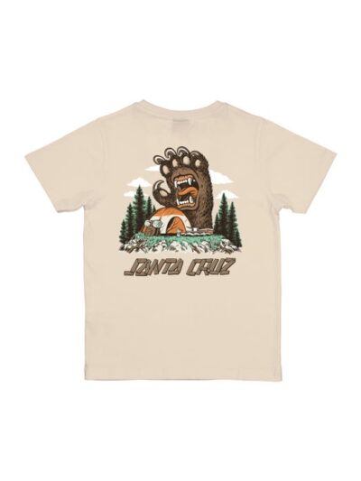 παιδικό κοντομάνικο μπλουζάκι από την santa cruz, youth screaming grizzly t-shirt