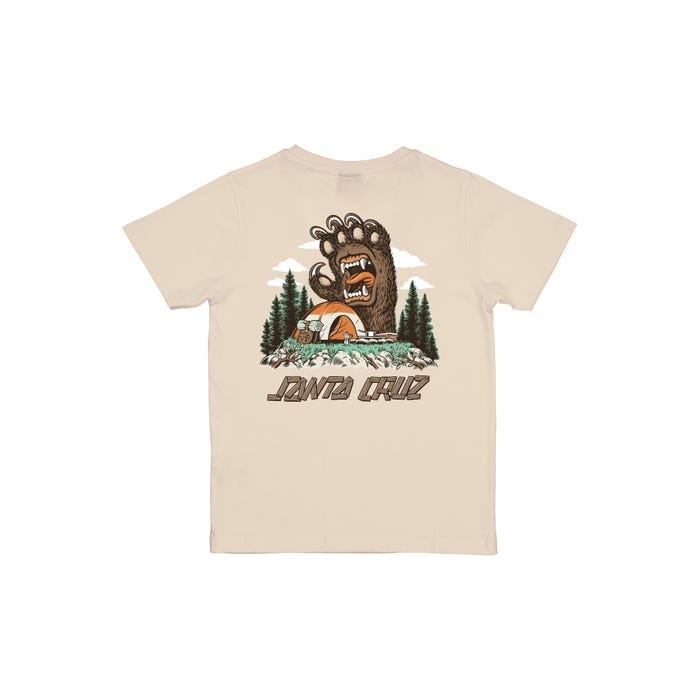 παιδικό κοντομάνικο μπλουζάκι από την santa cruz, youth screaming grizzly t-shirt