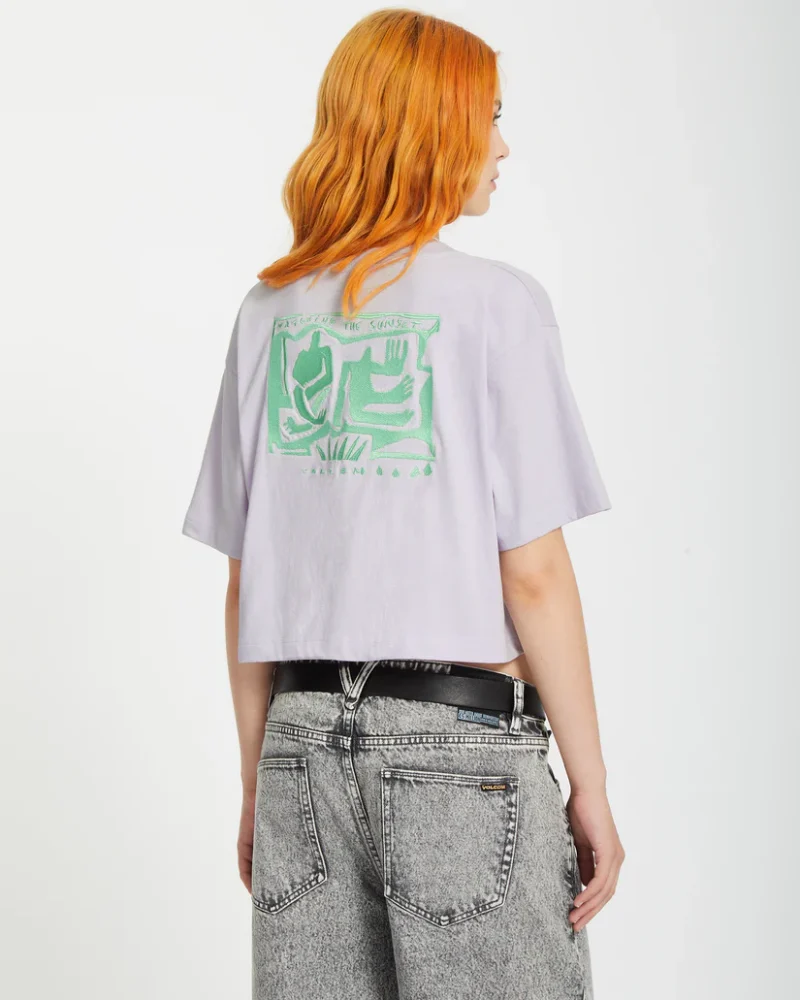 γυναικεία κοντομάνικη μπλούζα από την volcom, drumstone t-shirt