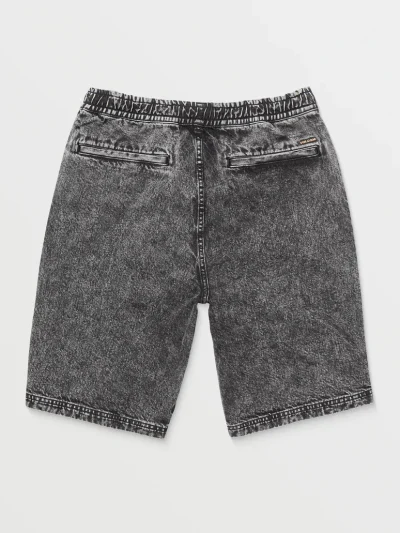 ανδρική τζιν βερμούδα με λάστιχο volcom freazy loose elasticated short
